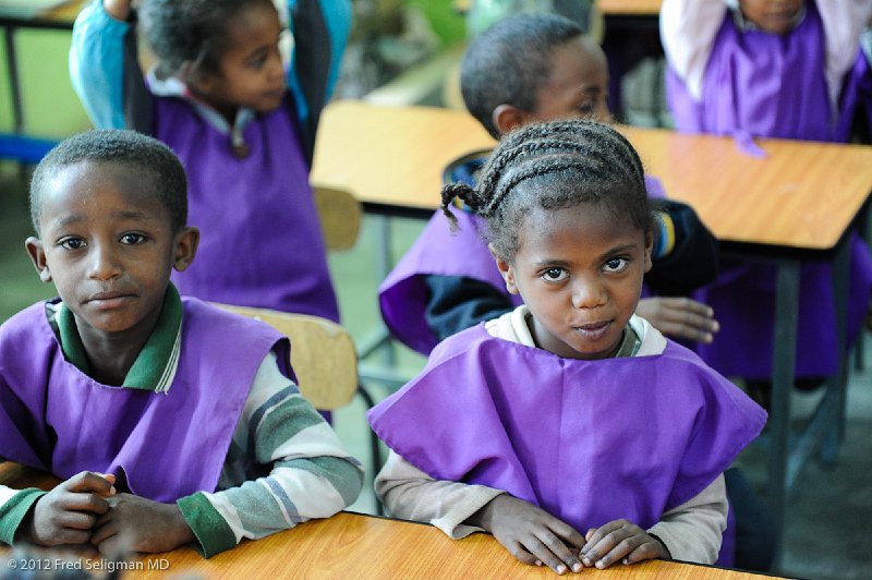 20120327_102132 Nikon D3S 2x3.jpg - Two children listening to one of the teacher's questions